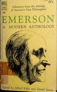 EMERSON A MODERN ANTHOLOGY