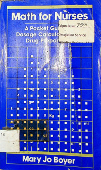 Math for Nurses: A Pocket to Dosage Calculation and Drug Preparation