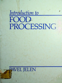 Introduction to FOOD PROCESSING