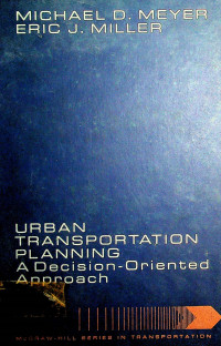 URBAN TRANSPORTATION PLANNING A Decision-Oriented Approach