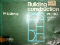 Building construction, METRIC, VOLUME 2