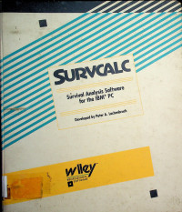 SURVCALC: Survival Analysis Software for the IBM PC