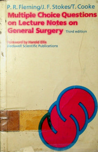 Multiple Choice Questions on Lecture Notes on General Surgery, Third Edition