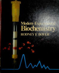 Modern Experimental Biochemistry