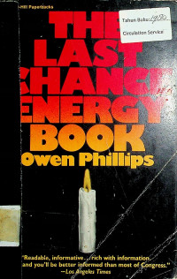 THE LAST CHANGE ENERGY BOOK