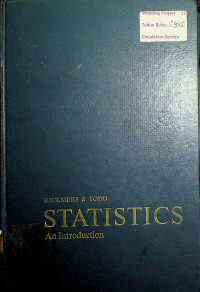 STATISTICS An Introduction