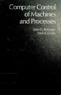 Computer Control of Machines and Processes