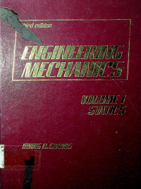 ENGINEERING MECHANICS VOLUME 1 STATICS Third Edition