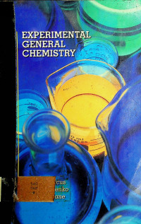 EXPERIMENTAL GENERAL CHEMISTRY