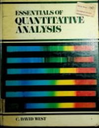 Essentials of quantitative analysis