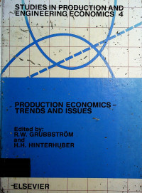 PRODUCTION ECONOMICS-TRENDS AND ISSUES