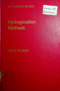 BEST SYNTHETIC METHODS, Hydrogenation Methods