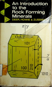 An Introduction to the Rock Forming Minerals