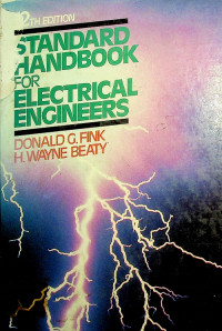 STANDARD HANDBOOK FOR ELECTRICAL ENGINEERS