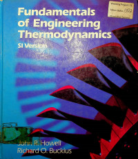 Fundamentals of Engineering Thermodynamics, SI Version
