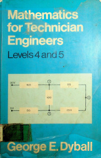 Mathematics for Technician Engineers, Levels 4 and 5