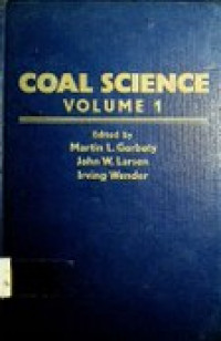 COAL SCIENCE VOLUME 1