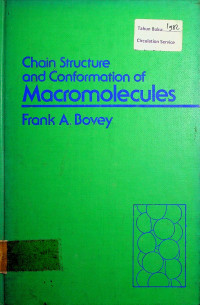 Chain Structure and Conformation of Macromolecules