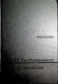 UNIX for Programmers An Introduction