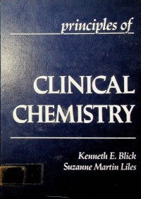Principles of CLINICAL CHEMISTRY