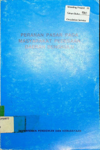PERANAN PASAR PADA MASYARAKAT PEDESAAN BENGKULU