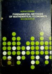 FUNDAMENTAL METHOODS OF MATEMATICAL ECONOMICS, SECOND EDITION