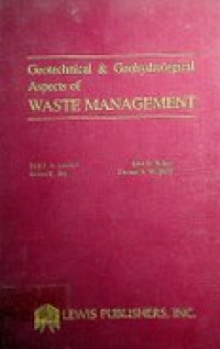 Geotechnical & Geohydrological Aspects of Waste Management