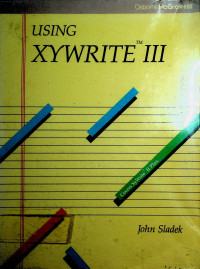 USING XYWRITE III