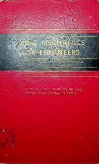 FLUID MECHANICS FOR ENGINEERS