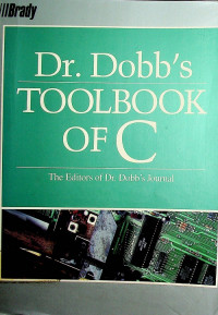 Dr. Dobb’s TOOLBOOK of C