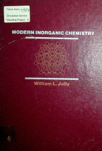 MODERN INORGANIC CHEMISTRY