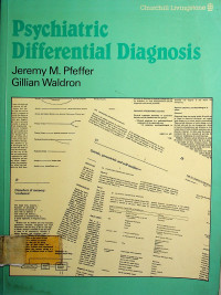 Psychiatric Differential Diagnosis