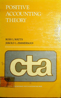 POSITIVE ACCOUNTING THEORY