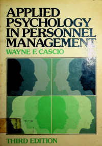 APPLIED PSYCHOLOGY IN PERSONNEL MANAGEMENT THIRD EDITION