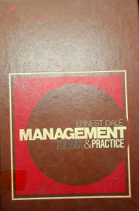 MANAGEMENT: THEORY & PRACTICE