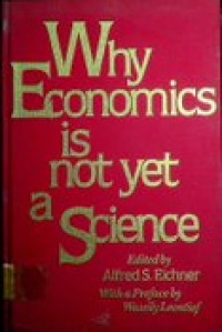 Why Economics is not yet a Science