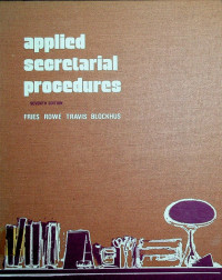 applied secretarial procedures, SEVEN EDITION