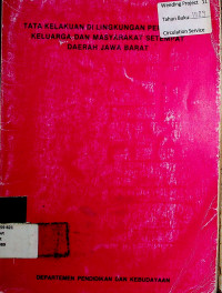 TATA KELAKUAN DI LINGKUNGAN PERGAULAN KELUARGA DAN MASYARAKAT SETEMPAT DAERAH JAWA BARAT
