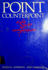 POINT COUNTERPOINT: eightScases for composition