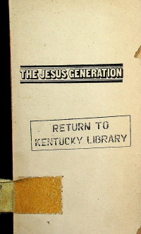 THE JESUS GENERATION