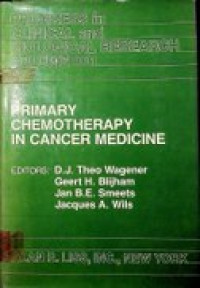 PRIMARY CHEMOTHERAPY IN CANCER MEDICINE