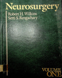 Neurosurgery, VOLUME ONE