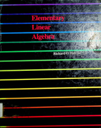 Elementary Linear Algebra