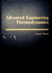 Advanced Engineering Thermodynamics