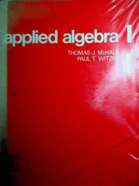 applied algebra I