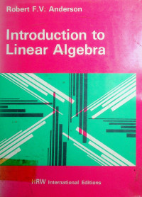 Introduction to Linear Algebra