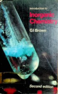 Introduction to inorganic chemistry; second edition