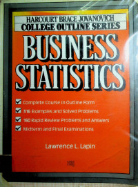 BUSINESS STATISTICS