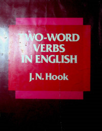 TWO-WORD VERBS IN ENGLISH