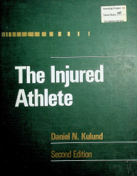 The Injured Athlete, Second Edition